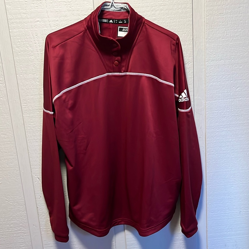 Women’s Adidas Long Sleeve 1/4 Snap Shirt